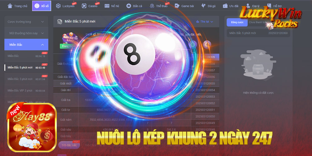 Nuôi lô kép khung 2 ngày 247 - Bí quyết thành công trong soi cầu